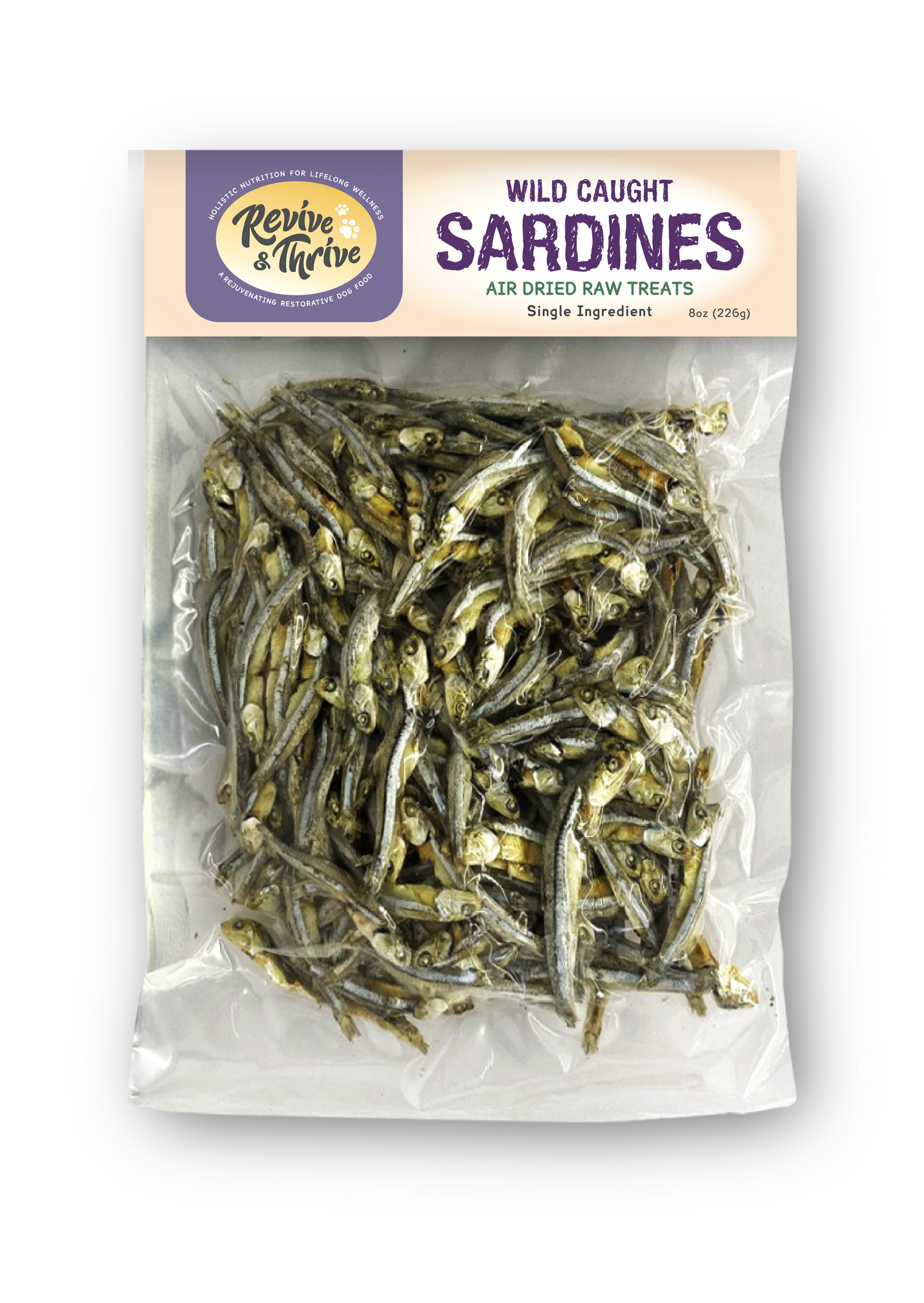 Wild Caught Air-Dried Sardines 8oz